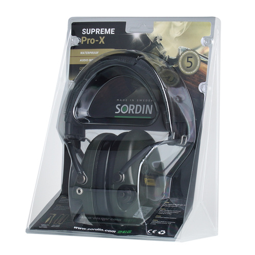 Sordin - Supreme® Pro-X Kapselgehörschutz - Grün - 75302-X/L-S