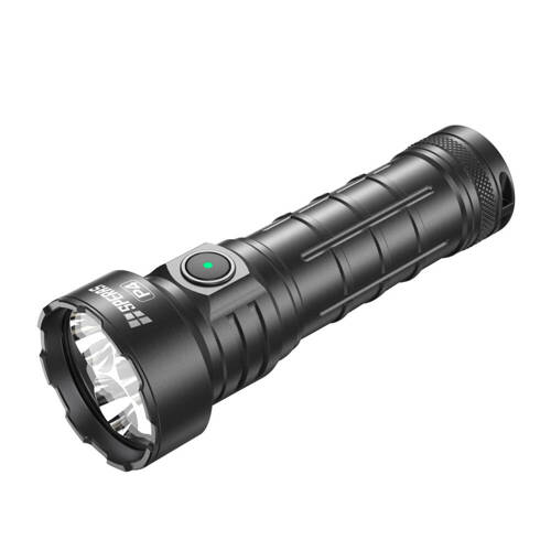 Speras - P4 LED Taktische Taschenlampe mit 5000 mAh Akku - 4000 lm - Sch