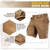 M-Tac - Taktische Shorts Aggressor - PoliCotton - Rip-Stop - Coyote Brown - 20018017