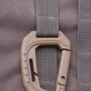 Mil-Tec - Taktischer Karabiner MOLLE - 2 Stück - Coyote - 15922505