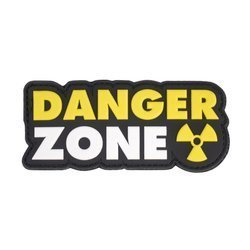 101 Inc. - 3D Patch  - Danger Zone - Yellow / White - 444130-7332