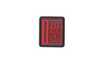 101 Inc. - 3D Patch - Insert Coin to Play - Red