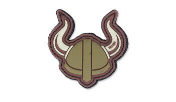 101 Inc. - 3D Patch - Viking Helmet - Brown