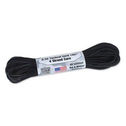 Atwood Rope MFG - Tactical Cord 3/32 - 2,2 mm - Black - 100ft