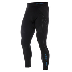 Brubeck - Thermo Leggings - Nilit® Heat - Black / Blue- LE11840A