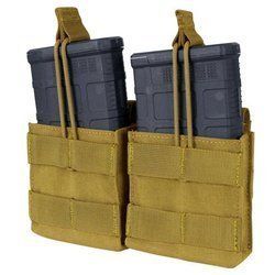 Condor - Open Top Double M14 Mag Pouch - Coyote Brown - MA24-498