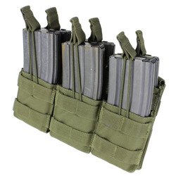 Condor - Triple Stacker M4 Mag Pouch - Olive Drab - MA44-001