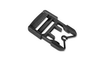 Cord / Side Release 1in Ladderloc Latch - Black