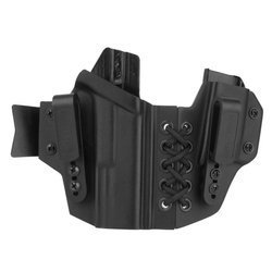 DOUBLETAP GEAR - Appendix Elastic IWB Kydex Holster for Glock 17 and Magazine - Black