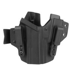 DOUBLETAP GEAR - Appendix IWB Kydex Holster for Glock 17 and Magazine - Black