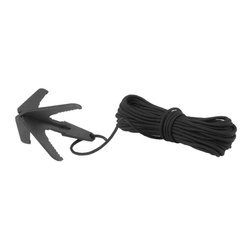 EDCX - Grappling Hook with Paracord 15 m - Black - 3308