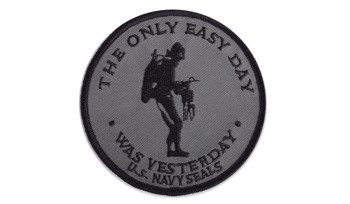 FOSTEX - Patch - The only easy day US Navy Seals - OD Green