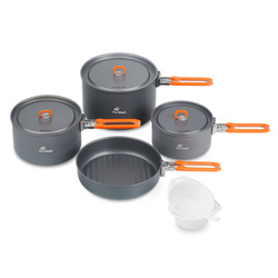 Fire Maple - Tourist Cookware - Set of 4 Dishes - FEAST 5 Cookware-Orange