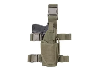 GFC Tactical - Holster Thigh with Loader Magazine - Nylon - Olive - GFT-29-000235