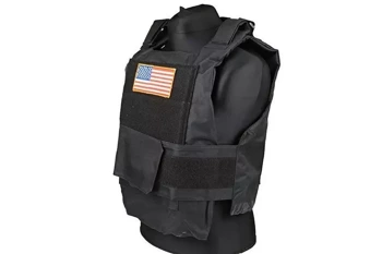 GFC Tactical - Tactical Vest Personal Body Armor - Black - GFT-18-000367