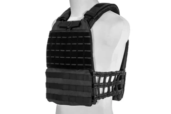 GFC Tactical - Tactical Vest Plate Carrier - Laser Cut - Black - GFT-18-028656