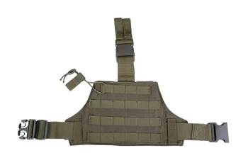 GFC Tactical - Thigh Panel - MOLLE - Nylon - Olive- GFT-19-009686