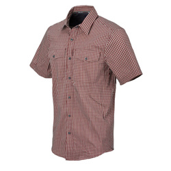 Helikon - Covert Concealed Carry Short Sleeve Shirt - Dirt Red Checkered - KO-CCS-CB-C5