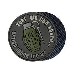 Helikon - PVC Patch - We Can Share - Grey - OD-GSH-RB-30