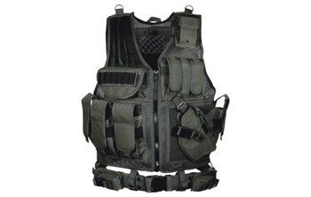 Leapers - Tactical Vest with Holsters - Black - PVC-V547BT