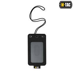 M-Tac - Badge Holder with Transparent Panel - Black - 10131002