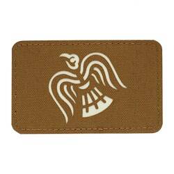 M-Tac - Crow Banner Patch - Cordura 500D - Laser Cut - Fluorescent - Coyote/GID - 51171599