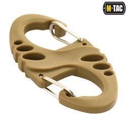 M-Tac - Double Carabiner S-Hook - 	Coyote - MTC-SHKCRBNR-COY