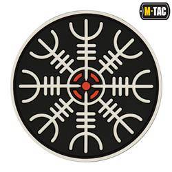 M-Tac - Egeshelm 3D PVC Patch - Black / Red / White - 51221233