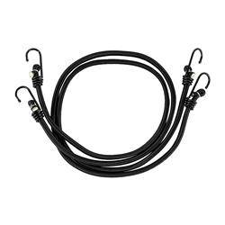 M-Tac - Elastic Cord with Hooks - Black - YL202107001