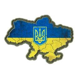 M-Tac - Ukraine patch with coat of arms - Cordura 500D - Yellow/Blue - 51348032