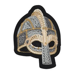 M-Tac - Viking Helmet Patch - Embroidery - Gray - 51325002