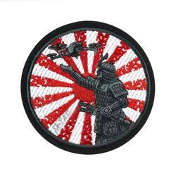 M-Tac - Way of the Samurai Patch - Embroidery - White/Red - 51426332