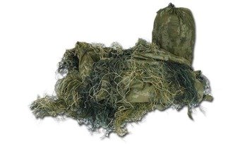 Mil-Tec - Ghillie Cover 'Anti Fire' - 140 x 100 cm - Woodland