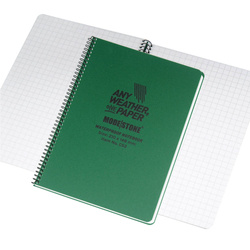 Modestone - Waterproof Notebook - 148 x 210 mm - 50 Sheets - Green - C53