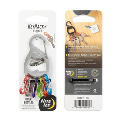 Nite Ize - SlideLock Key Ring Aluminum - Orange