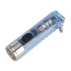 Speras - Keychain Flashlight S11 with 300 mAh Rechargeable Battery - 400 lm - Blue - SPERAS S11 BLUE