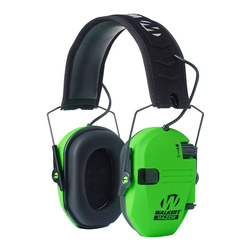 Walker's - Active Hearing Protectors Razor Slim - Hi Viz Green - GWP-RSEM-HVG