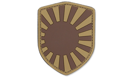 101 Inc. - 3D Morale Patch - Japanese War Shield - Brown - 444130-3787