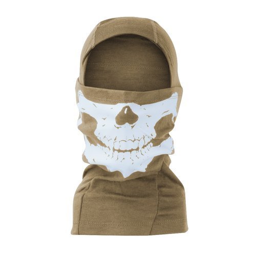 101 Inc. - Cotton Balaclava with Skull Print - Sand - 214278 