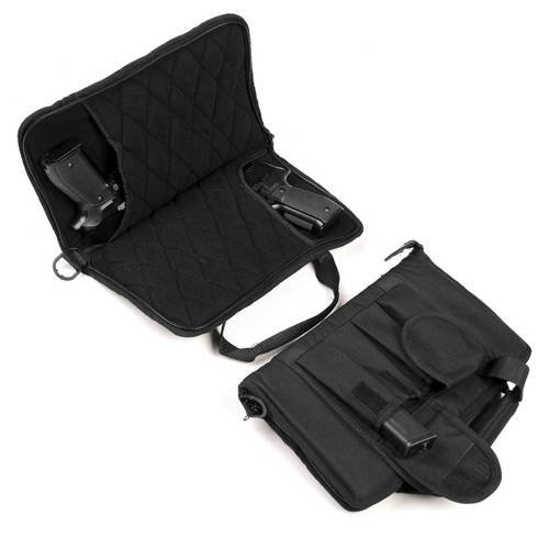 101 Inc. - Double Pistol Carrying Case - Black - 359433 