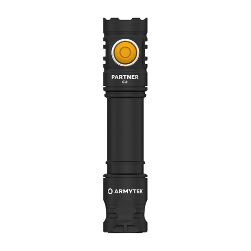 Armytek - LED Flashlight Partner C2 - Warm Light - 1020 lm - 18650 - Black - F07802W