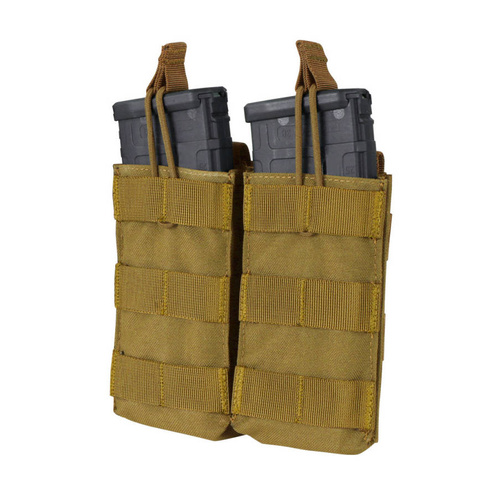 Condor - Open Top Double M4/M16 Mag Pouch - Coyote Brown - MA19-498