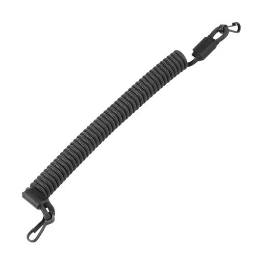 EDCX - Elastic Lanyard with Carbiners - Black - 3082