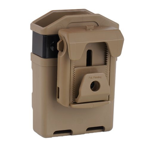 ESP - Belt mounted Swivel Plastic Holder for M16, M4 Magazine - Khaki - MH-04-M16 KH