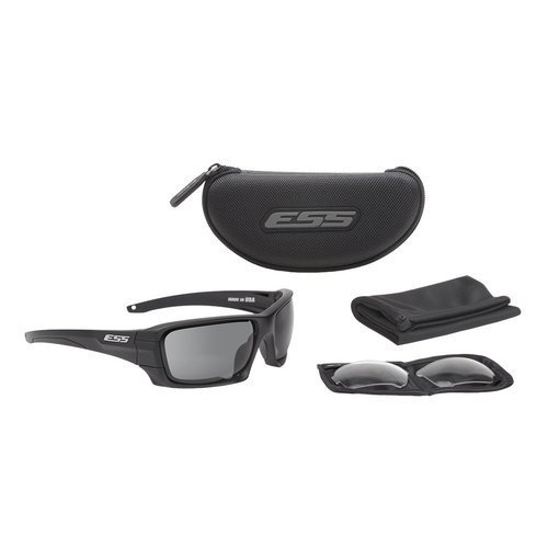 ESS - Rollbar Silver Logo Kit - Black - Clear / Smoke Gray - EE9018-03