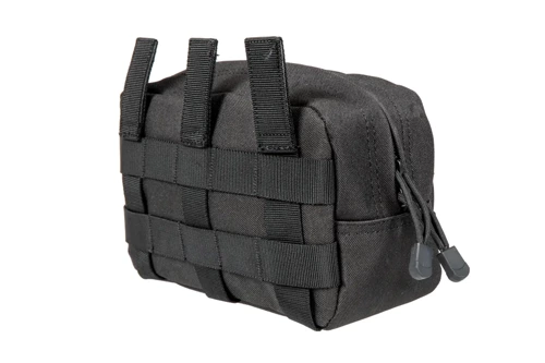 GFC Tactical - Horizontal Medium Cargo Pouch - Black - GFT-19-019550.