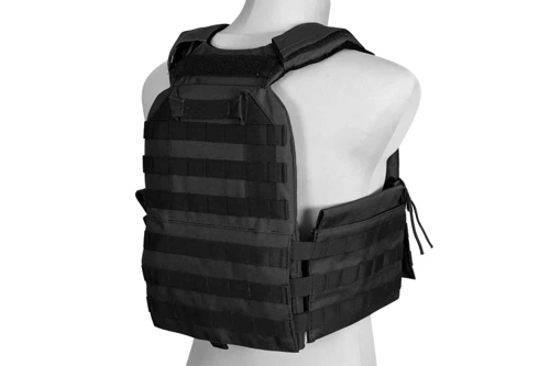 GFC Tactical - Quick Release Tactical Plate Carrier Vest - Black - GFT-18-030900