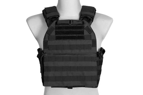 GFC Tactical - Quick Release Tactical Plate Carrier Vest - Black - GFT-18-030900