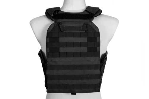 GFC Tactical - Quick Release Tactical Plate Carrier Vest - Black - GFT-18-030900