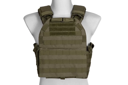 GFC Tactical - Tactical Vest Quick Release Plate Carrier - Olive - GFT-18-030898